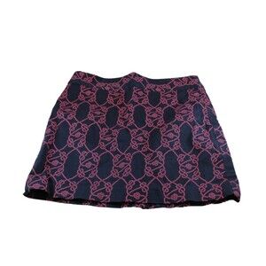 Vineyard Vines Navy Blue & Pink Size 0 Lined Nautical Preppy Skirt Ropes